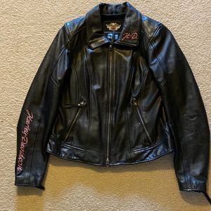Harley Davison leather coat